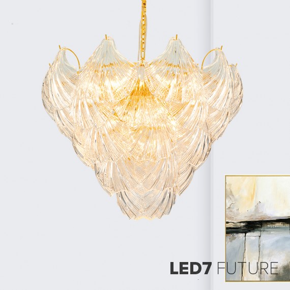 Ritz - Clear Shell Chandelier